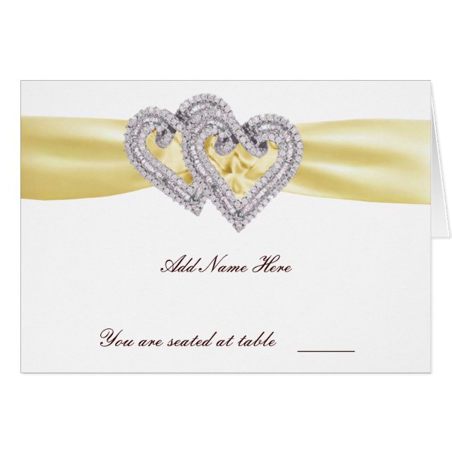 Tarjeta personalizado Lemon Hearts Place (Anverso (Horizontal))