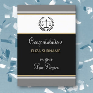 Tarjeta Personalizado, Licenciatura en Derecho de Congrato