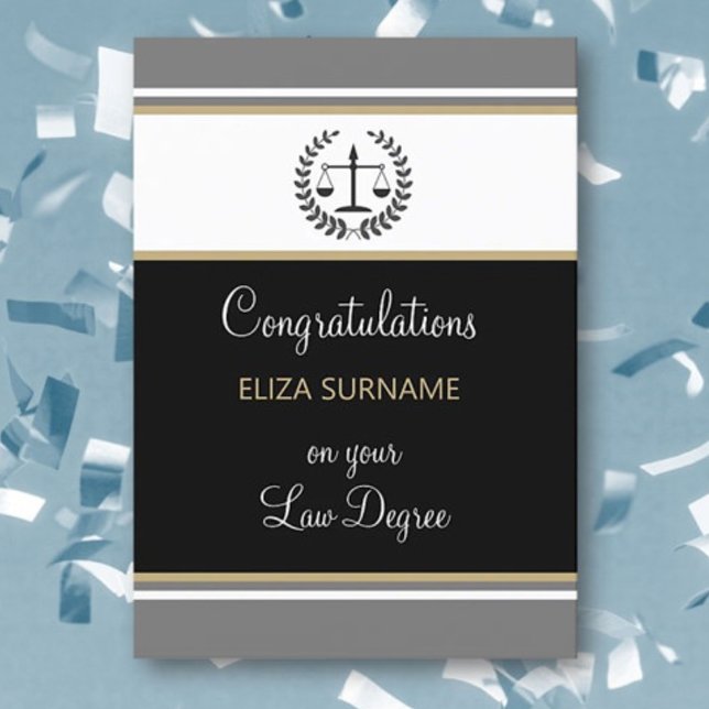 Tarjeta Personalizado, Licenciatura en Derecho de Congrato (Subido por el creador)