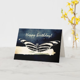 Tarjeta Personalizado mariposa Feliz cumpleaños