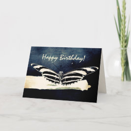 Tarjeta Personalizado mariposa Feliz cumpleaños