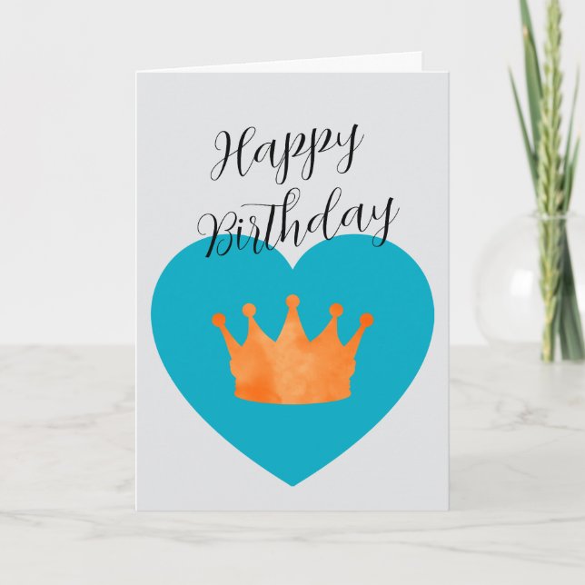 Tarjeta Personalizado Mínimo Geométrico Moderno Cumpleaños (Anverso)