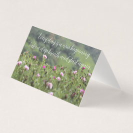 Tarjeta Personalizado motivacional de la naturaleza