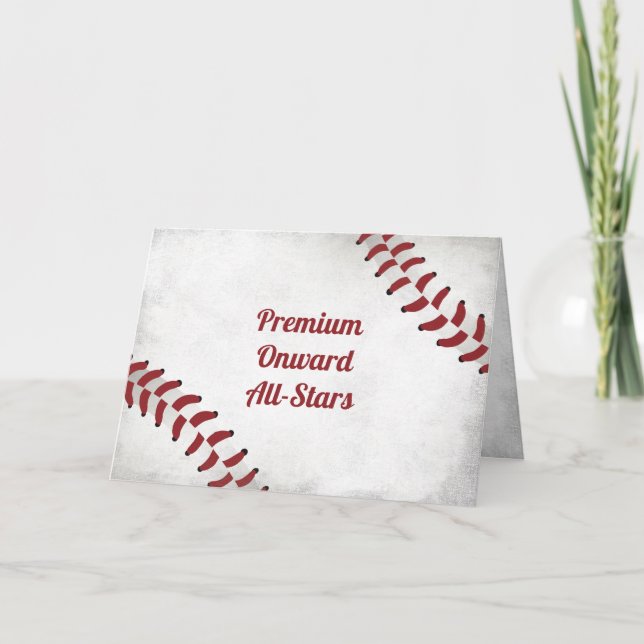 Tarjeta Personalizado Nombre del equipo Cumpleaños Gran Gr (Anverso)