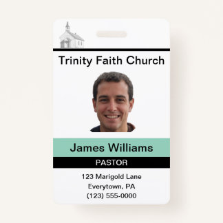 Tarjeta Personalizado Pastor