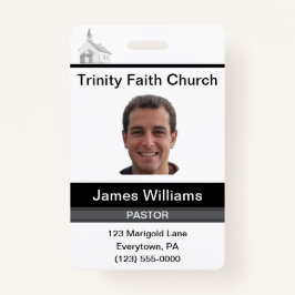 Tarjeta Personalizado Pastor