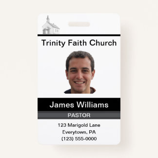 Tarjeta Personalizado Pastor