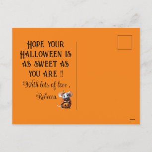 tarjeta personalizado personalizada de halloween c