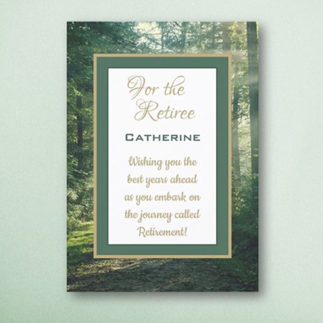 Tarjeta ¡personalizado Quiere Retiree! Jubilación (Subido por el creador)