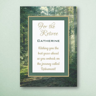 Tarjeta ¡personalizado Quiere Retiree! Jubilación