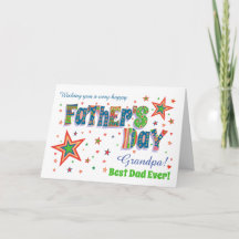 Personalizado Relación Día del Padre con estrellas