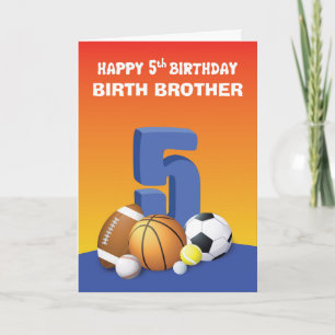Tarjeta Personalizado Relacionación Nacimiento Hermano Niñ