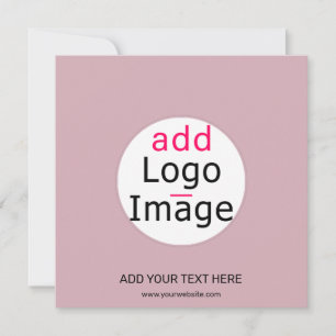 Tarjeta Personalizado rosa de Moda profesional empresarial