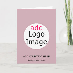 Tarjeta Personalizado rosa de Moda profesional empresarial