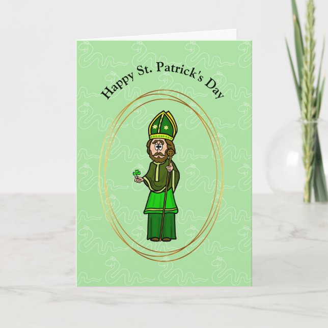 Tarjeta Personalizado Saint Patrick Personalizar Card (Anverso)