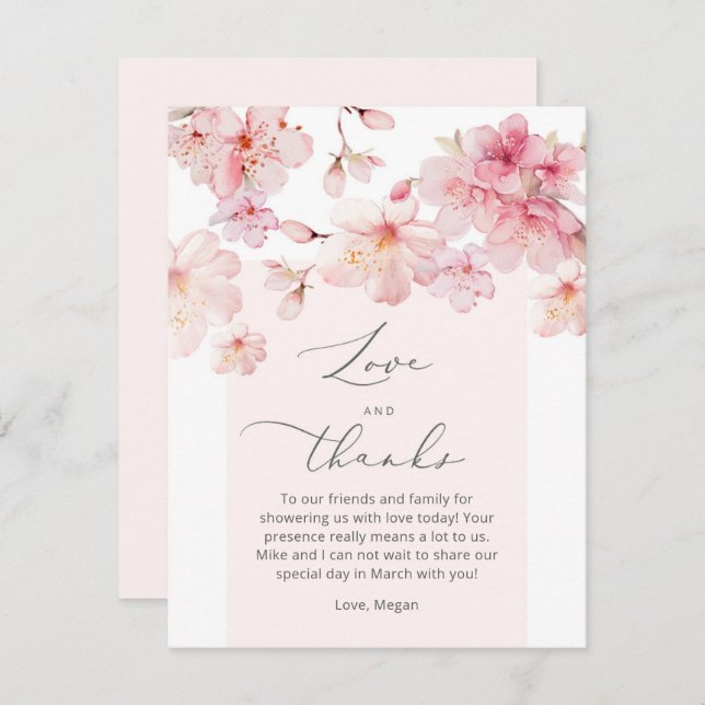 Tarjeta personalizado Sakura (Anverso / Reverso)