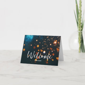 Tarjeta Personalizado simple Elegante Bienvenido al equipo