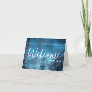 Tarjeta Personalizado simple Elegante Bienvenido al equipo
