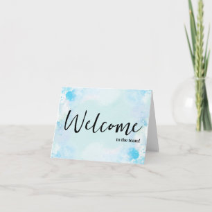 Tarjeta Personalizado simple Elegante Bienvenido al equipo