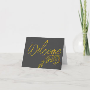 Tarjeta Personalizado simple Elegante Bienvenido al equipo