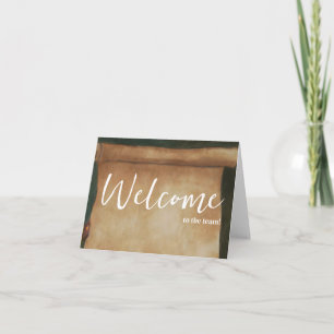 Tarjeta Personalizado simple Elegante Bienvenido al equipo