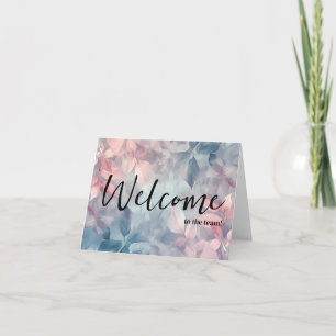 Tarjeta Personalizado simple Elegante Bienvenido al equipo