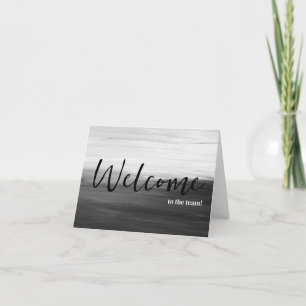 Tarjeta Personalizado simple Elegante Bienvenido al equipo