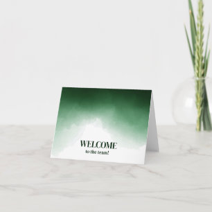 Tarjeta Personalizado simple Elegante Bienvenido al equipo
