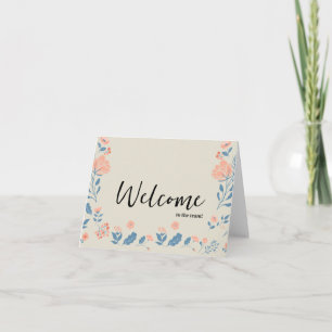 Tarjeta Personalizado simple y elegante Bienvenido al equi