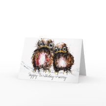 Personalizado Sólo los dos pájaros