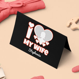 Tarjeta Personalizado Te Amo Mi Esposa – Agregar Nombre y 