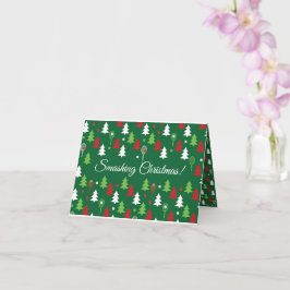 Tarjeta Personalizado texto Green 💚 💔 🤍, rojo, blanco t