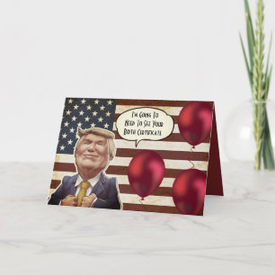 Tarjeta Personalizado Trump Cumpleaños
