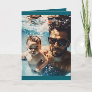 Tarjeta Personalizado una foto y mensaje dentro de la tarj