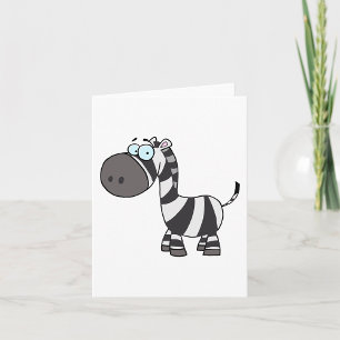 Tarjeta Personalizado Zebra