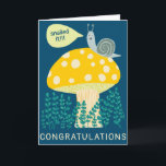Tarjeta PERSONALIZADOS de hongos mágicos de IT SNAILED<br><div class="desc">Tarjeta de saludo de personalizable,  agregue su propio texto al interior y al frente de la tarjeta. Revisa mi tienda por más diseños o hazme saber si quieres algo personalizado.</div>