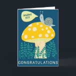 Tarjeta PERSONALIZADOS de hongos mágicos de IT SNAILED<br><div class="desc">Tarjeta de saludo de personalizable,  agregue su propio texto al interior y al frente de la tarjeta. Revisa mi tienda por más diseños o hazme saber si quieres algo personalizado.</div>
