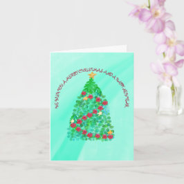 TARJETA PERSONALIZADOS LE QUEREMOS UNA NAVIDAD FEROZ