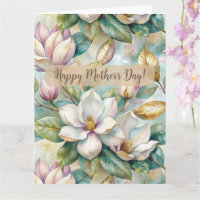 Personalizaed Elegant Magnolia Flowers