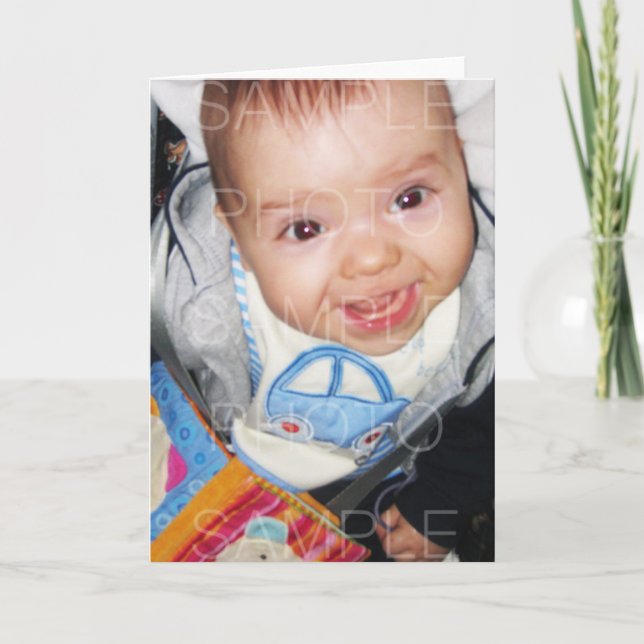 Tarjeta Personalizar con su foto (Anverso)