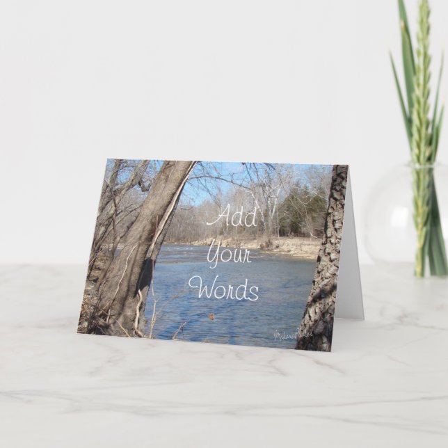Tarjeta Personalizar de Campsite (Anverso)