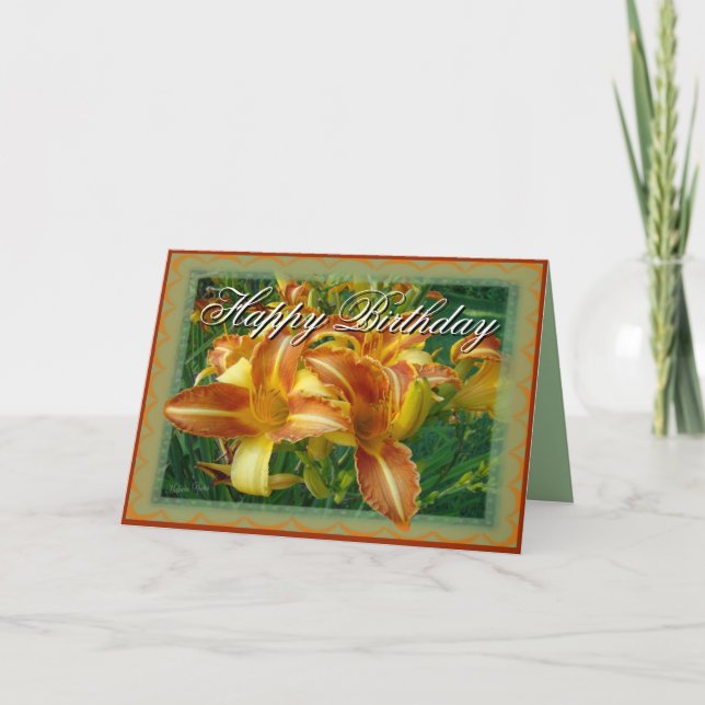Tarjeta Personalizar de cumpleaños (Anverso)