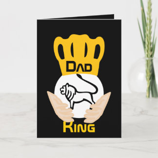 Tarjeta Personalizar de León de Familia de Papá
