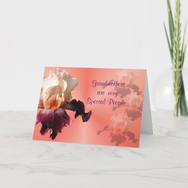 Tarjeta Personalizar del iris [2] - para cualquier occasin (Anverso)