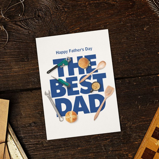 Tarjeta Personalizar el feliz día del padre | El mejor pap (Subido por el creador)