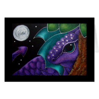 Tarjeta PERSONALIZAR PURPLE BABY DRAGON