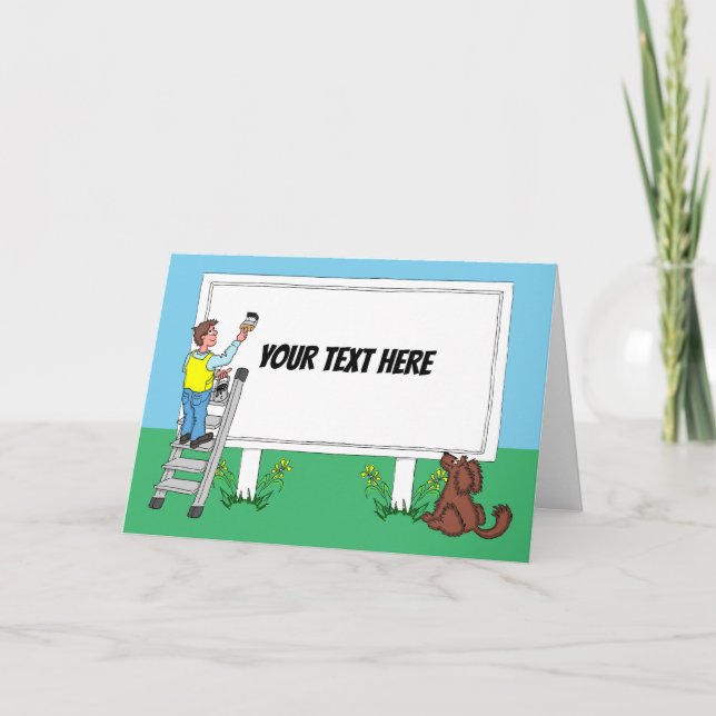 Tarjeta Personalizar señal (Anverso)