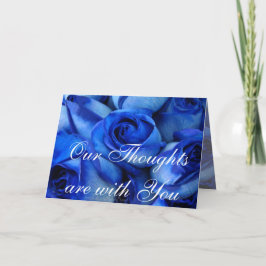 Tarjeta Personalizar solidario de los Rosas azules