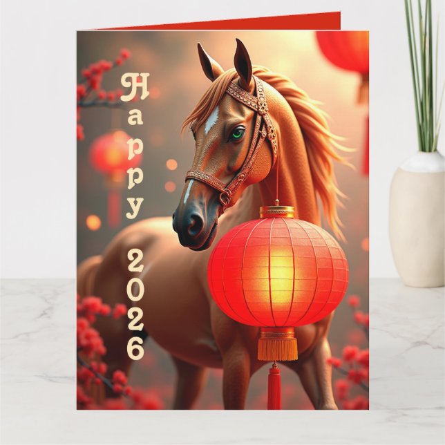 Tarjeta Personalized Chinese new year 2026 (Anverso)