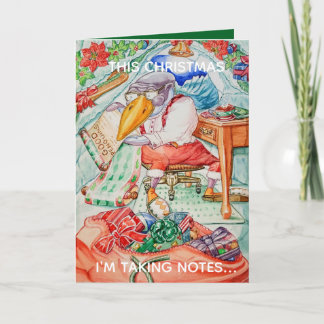 Tarjeta Personalized Christmas Greeting Card for Good Kids